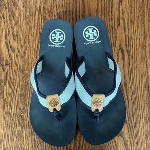 Tory Burch wedge flip flop